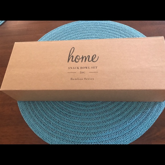 NWT Bamboo inspired snack tray set - Picture 3 of 3
